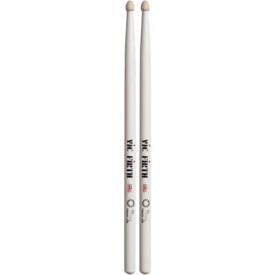 Vic Firth Drumstokken uit de Signature-serie Thomas Lang American Hickory Houten punt Wit Vic Firth Drumstokken uit de Signature-serie Thomas Lang American Hickory Houten punt Wit