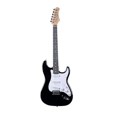 EKO Guitars GEE ST100-BLK elektrische gitaar zwart EKO Guitars GEE ST100-BLK elektrische gitaar zwart
