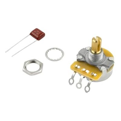 Fender Pure Vintage 250K Split Shaft Potentiometer Stratocaster Gitaarpotmeter vervangen, volume- of toonregeling, geschikt voor opsteekknoppen, Stratocaster upgrade Fender Pure Vintage 250K Split Shaft Potentiometer Stratocaster Gitaarpotmeter vervangen, volume- of toonregeling, geschikt voor opsteekknoppen, Stratocaster upgrade