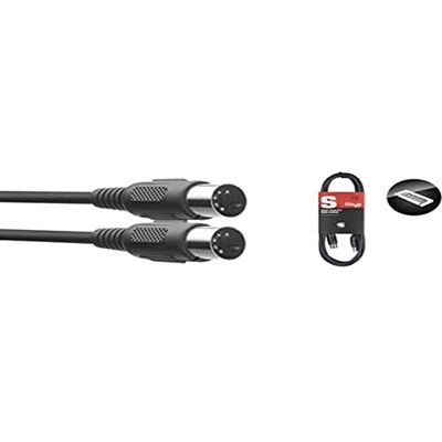 Stagg SMD10 E 10 m 5 Pin DIN Mannelijke MIDI Kabel Stagg SMD10 E 10 m 5 Pin DIN Mannelijke MIDI Kabel