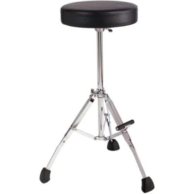 Gibraltar Drumkruk, Drumkruk Compact Performance (ronde zitting, diameter: 33 cm, vaste hoogte: 53 cm, vinyl zitting, geheugenvergrendeling, dubbel verstevigd onderstel, 'Super Foot' rubberen voeten) Gibraltar Drumkruk, Drumkruk Compact Performance (ronde zitting, diameter: 33 cm, vaste hoogte: 53 cm, vinyl zitting, geheugenvergrendeling, dubbel verstevigd onderstel, 'Super Foot' rubberen voeten)