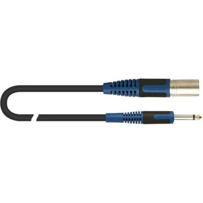 QUIK LOK RKSM/310-5 Microfoonkabel XLR mannelijk jack mono, 5 m, ROK SOLID Superflex, geluidsarm, vergulde contacten, zwart QUIK LOK RKSM/310-5 Microfoonkabel XLR mannelijk jack mono, 5 m, ROK SOLID Superflex, geluidsarm, vergulde contacten, zwart