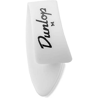 Dunlop Médiators Pouces blancs medium zakje de 12 medium Dunlop Médiators Pouces blancs medium zakje de 12 medium