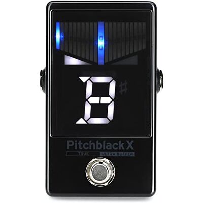 Korg Pitchblack X-serie PB-X chromatische pedaaltuner zwart Korg Pitchblack X-serie PB-X chromatische pedaaltuner zwart