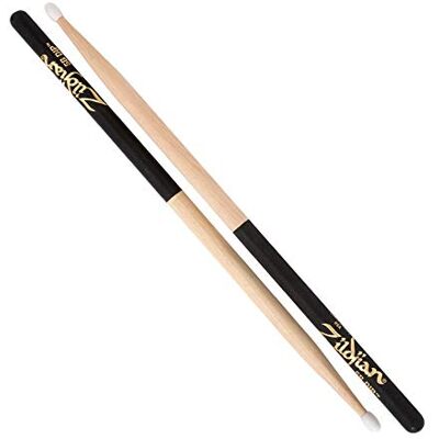 Zildjian 5B Nylon Zwarte Dip Drumsticks Z5BND Zildjian 5B Nylon Zwarte Dip Drumsticks Z5BND
