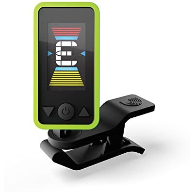 D'Addario Gitaar Tuner Eclipse Headstock Tuner Clip On Tuner voor Gitaar Geweldig voor Akoestische Gitaren Elektrische Gitaren Snel en Nauwkeurig Stemmen Groen D'Addario Gitaar Tuner Eclipse Headstock Tuner Clip On Tuner voor Gitaar Geweldig voor Akoestische Gitaren Elektrische Gitaren Snel en Nauwkeurig Stemmen Groen