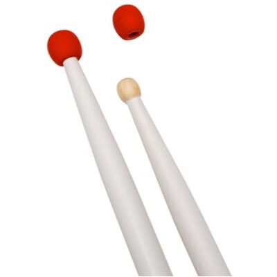Vic Firth Universeel marcheren drumstel stokken trainen tips 2 paar rood Vic Firth Universeel marcheren drumstel stokken trainen tips 2 paar rood