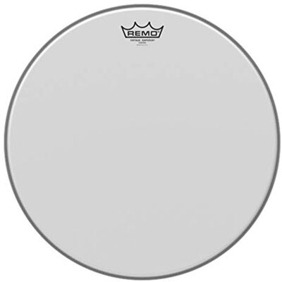 REMO trommelvel Vintage Emperor White opgeruwd 16" VE-0116-00 REMO trommelvel Vintage Emperor White opgeruwd 16" VE-0116-00