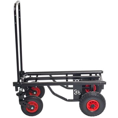 Gator Frameworks multi-functionele terrein-gereedschapswagen met verlenging van 76-132 cm en een gewicht van 227 kg. laadvermogen (GFW-UTL-CART52AT). Gator Frameworks multi-functionele terrein-gereedschapswagen met verlenging van 76-132 cm en een gewicht van 227 kg. laadvermogen (GFW-UTL-CART52AT).