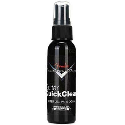 Fender Custom Shop Gitaar Polish & Reiniger Spray, 2 oz Gitaar body reinigingsspray, verwijdert stof en vuil, herstelt de glans, veilig voor alle afwerkingen Fender Custom Shop Gitaar Polish & Reiniger Spray, 2 oz Gitaar body reinigingsspray, verwijdert stof en vuil, herstelt de glans, veilig voor alle afwerkingen