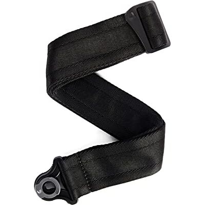 D'Addario Auto Lock Gitaarband Nylon Zwart D'Addario Auto Lock Gitaarband Nylon Zwart