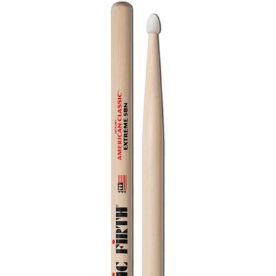 Vic Firth American Classic® Series Extreme Drumsticks 5B American Hickory Nylon Tip Vic Firth American Classic® Series Extreme Drumsticks 5B American Hickory Nylon Tip