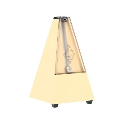 Wittner Metronoom Taktell Piramidevorm Systeem Maelzel Serie 802K Kunststof behuizing Met bel Met plexiglas deksel Ivoor Mechanisch opwindbaar Geen batterijen nodig Made in Germany Wittner Metronoom Taktell Piramidevorm Systeem Maelzel Serie 802K Kunststof behuizing Met bel Met plexiglas deksel Ivoor Mechanisch opwindbaar Geen batterijen nodig Made in Germany