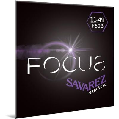 Savarez Elektrische Gitaarsnaren Focus Roestvrij Staal Set Blues .011-.049 F50B Savarez Elektrische Gitaarsnaren Focus Roestvrij Staal Set Blues .011-.049 F50B