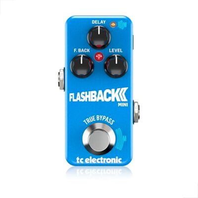 TC Electronic FLASHBACK 2 mini delay, legendarisch uiterst compact vertragingspedaal met MASH-voetschakelaar en nieuwe tape- en analoge algoritmes TC Electronic FLASHBACK 2 mini delay, legendarisch uiterst compact vertragingspedaal met MASH-voetschakelaar en nieuwe tape- en analoge algoritmes