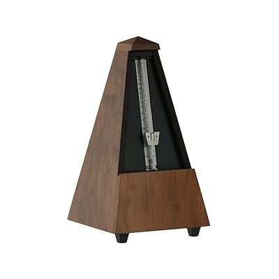 Wittner Metronoom Taktell Piramidevorm Systeem Maelzel Serie 810 Massief houten behuizing Met bel Walnoot mat Mechanisch opwindbaar Geen batterijen nodig Made in Germany Wittner Metronoom Taktell Piramidevorm Systeem Maelzel Serie 810 Massief houten behuizing Met bel Walnoot mat Mechanisch opwindbaar Geen batterijen nodig Made in Germany