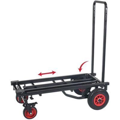 Gator Frameworks Opvouwbare multi-functionele gereedschapswagen met verlenging van 76-132 cm en een gewicht van 227 kg. laadvermogen (GFW-UTL-CART52). Gator Frameworks Opvouwbare multi-functionele gereedschapswagen met verlenging van 76-132 cm en een gewicht van 227 kg. laadvermogen (GFW-UTL-CART52).