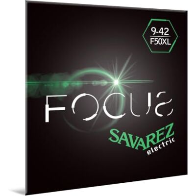 Savarez Elektrische Gitaarsnaren Focus Roestvrij Staal Set Extra-Licht .009-.042 F50XL Savarez Elektrische Gitaarsnaren Focus Roestvrij Staal Set Extra-Licht .009-.042 F50XL
