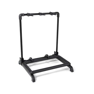 GEWA Gitaarstandaard Multistandaard voor 3 instrumenten verstelbaar ook voor roundback-gitaren, zwart, GS-103B GEWA Gitaarstandaard Multistandaard voor 3 instrumenten verstelbaar ook voor roundback-gitaren, zwart, GS-103B