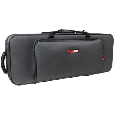 Gator Cases Adagio Series Rechthoekige EPS Polyfoam Lichtgewicht Case voor EB Altsaxofoon; (GL-ALTOSAX-R23), Zwart, Alto Saxophone, Rechthoek Case Gator Cases Adagio Series Rechthoekige EPS Polyfoam Lichtgewicht Case voor EB Altsaxofoon; (GL-ALTOSAX-R23), Zwart, Alto Saxophone, Rechthoek Case