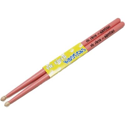 Vic Firth Kidsticks American Hickory Wood Tip Pink Vic Firth Kidsticks American Hickory Wood Tip Pink