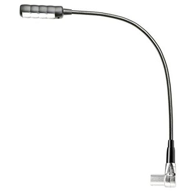 Adam Hall Standaard SLED 1 Gehoekte 4-polig XLR Zwanenhalslamp met 4 COB LEDs zwart Adam Hall Standaard SLED 1 Gehoekte 4-polig XLR Zwanenhalslamp met 4 COB LEDs zwart