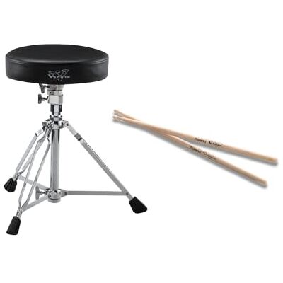 Roland DAP-2X V-Drums Accessoirepakket Comfortabele Kruk en Hoogwaardige Drumsticks voor V-Drummers Duurzaam Verstelbare Hoogte Perfect voor Beginners & Zware Drumsessies Roland DAP-2X V-Drums Accessoirepakket Comfortabele Kruk en Hoogwaardige Drumsticks voor V-Drummers Duurzaam Verstelbare Hoogte Perfect voor Beginners & Zware Drumsessies