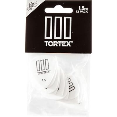 Dunlop 462P1.50 Tortex Iii White 1.50Mm Dunlop 462P1.50 Tortex Iii White 1.50Mm