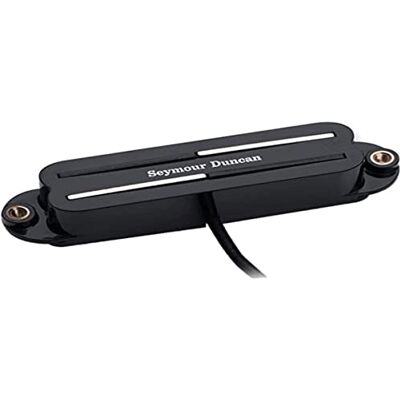 Seymour Duncan Vintage Rails Strat Hals/Midden Zwart Directe vervangende pick-up, past op standaard pick-up mounts, voor Tone upgrades & reparaties Seymour Duncan Vintage Rails Strat Hals/Midden Zwart Directe vervangende pick-up, past op standaard pick-up mounts, voor Tone upgrades & reparaties