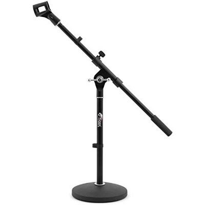 TIGER - MCA42-BK - Zwart - Ronde voet - Microfoon standaard TIGER - MCA42-BK - Zwart - Ronde voet - Microfoon standaard