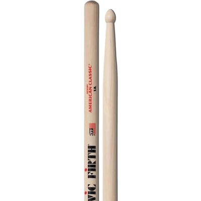 Vic Firth American Classic® Series Drumsticks 1A American Hickory Wood Tip Vic Firth American Classic® Series Drumsticks 1A American Hickory Wood Tip