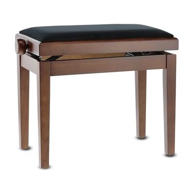 GEWA Pianobank Deluxe, massief hout, in hoogte verstelbaar, noten mat GEWA Pianobank Deluxe, massief hout, in hoogte verstelbaar, noten mat