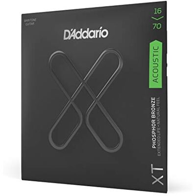 D'Addario XT Phosphor Bronze Baritongitaarsnaren 16-70 D'Addario XT Phosphor Bronze Baritongitaarsnaren 16-70