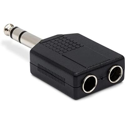 Hosa GPP359 Dual adapter 6,3 mm TRS-6,3 mm TRS Hosa GPP359 Dual adapter 6,3 mm TRS-6,3 mm TRS