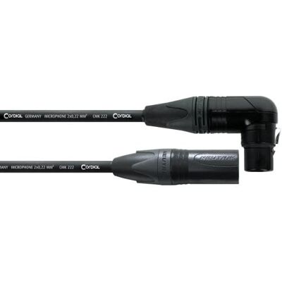 Cordial CPM7.5FRM microfoonkabel met XLR-aansluiting, gebogen, XLR-stekker, 7,5 m, NEUTRIK-stekker, Select Cordial CPM7.5FRM microfoonkabel met XLR-aansluiting, gebogen, XLR-stekker, 7,5 m, NEUTRIK-stekker, Select