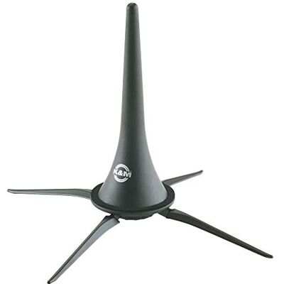 K&M 15222 Klarinettenstand zwart Standaard voor houten blaasinstrumenten K&M 15222 Klarinettenstand zwart Standaard voor houten blaasinstrumenten