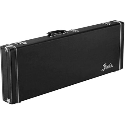 Fender Classic Series houten koffer voor elektrische gitaar, Stratocaster/Telecaster, zwart Fender Classic Series houten koffer voor elektrische gitaar, Stratocaster/Telecaster, zwart