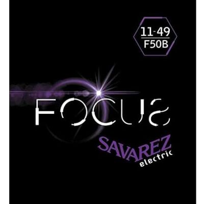 Savarez Elektrische Gitaarsnaren Focus Roestvrij Staal Set Blues .011-.049 F50B Savarez Elektrische Gitaarsnaren Focus Roestvrij Staal Set Blues .011-.049 F50B
