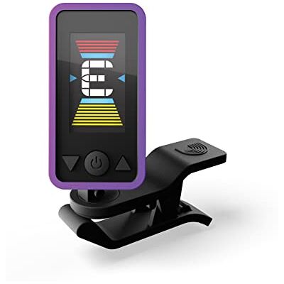 D'Addario Gitaar Tuner Eclipse Headstock Tuner Clip On Tuner voor Gitaar Geweldig voor Akoestische Gitaren Elektrische Gitaren Snel en Nauwkeurig Stemmen Paars D'Addario Gitaar Tuner Eclipse Headstock Tuner Clip On Tuner voor Gitaar Geweldig voor Akoestische Gitaren Elektrische Gitaren Snel en Nauwkeurig Stemmen Paars