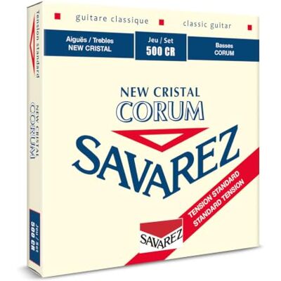 Savarez New Cristal Corum 500CR snarenset voor klassieke gitaar, 6-pack Savarez New Cristal Corum 500CR snarenset voor klassieke gitaar, 6-pack