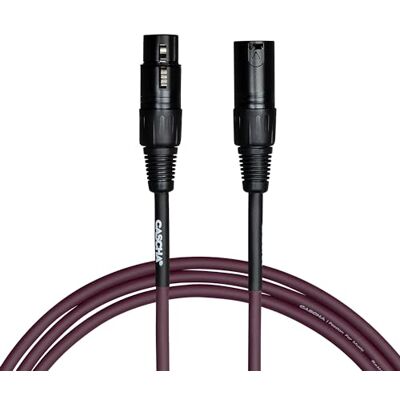 CASCHA Standaard Line Microfoonkabel (XLR), paars, 3m CASCHA Standaard Line Microfoonkabel (XLR), paars, 3m