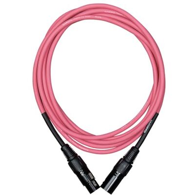 CASCHA Standaard Line Microfoonkabel (XLR), roze, 2 m CASCHA Standaard Line Microfoonkabel (XLR), roze, 2 m