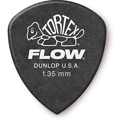 Dunlop 558P135 Tortex Flow Standard 1,35 mm spelerspakt/12 Dunlop 558P135 Tortex Flow Standard 1,35 mm spelerspakt/12