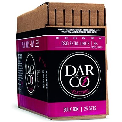 Martin DARCO Darco Elektrische Extra Licht Nikkel Wound 9-42 String Set van 25 Martin DARCO Darco Elektrische Extra Licht Nikkel Wound 9-42 String Set van 25