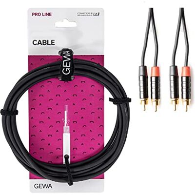 Gewa Pro Line 10PCS 1,5M - audiokabel Gewa Pro Line 10PCS 1,5M - audiokabel