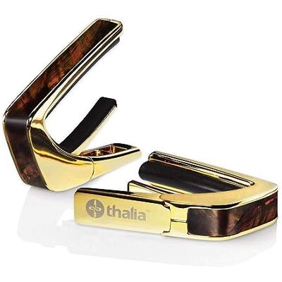 Thalia 24K GOUDEN AFWERKING CAPO MET TENNESSEE WHISKY WING INLAY Thalia 24K GOUDEN AFWERKING CAPO MET TENNESSEE WHISKY WING INLAY