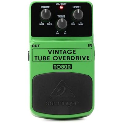 Behringer TO800 Effectenpedaal, vintage, tube-sound, overdrive Behringer TO800 Effectenpedaal, vintage, tube-sound, overdrive
