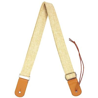 CASCHA Ukelele-riem verstelbaar, lengte 76 cm tot 139 cm, individueel instelbaar, voor kinderen en volwassenen, zeer aangenaam en comfortabel om te dragen, riem, ukelele katoen, beige CASCHA Ukelele-riem verstelbaar, lengte 76 cm tot 139 cm, individueel instelbaar, voor kinderen en volwassenen, zeer aangenaam en comfortabel om te dragen, riem, ukelele katoen, beige