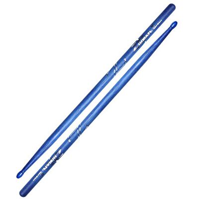 Zildjian 5A Hickory Drumsticks Nylon Blauw Drumsticks Zildjian 5A Hickory Drumsticks Nylon Blauw Drumsticks