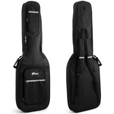 Tiger GGB35-BS gewatteerde gigbag voor basgitaar Met 10 mm voering, dubbele rits, halsriem, rugzakbanden en opbergvakken voor veilige bescherming. Tiger GGB35-BS gewatteerde gigbag voor basgitaar Met 10 mm voering, dubbele rits, halsriem, rugzakbanden en opbergvakken voor veilige bescherming.